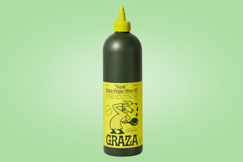 GRAZA refillable squeezy bottle.