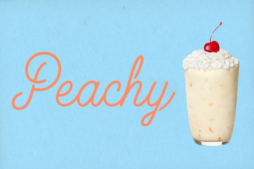 Chick-fil-A's Peach Shake.