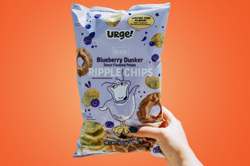 Kwik Trip Blueberry Dunkers Chips.