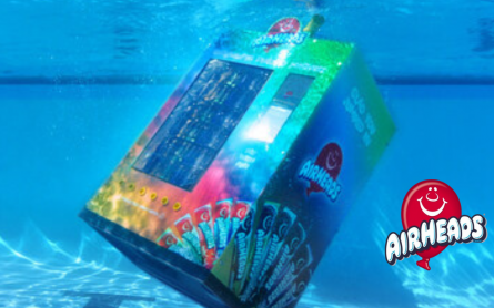 Airheads underwater vending machine