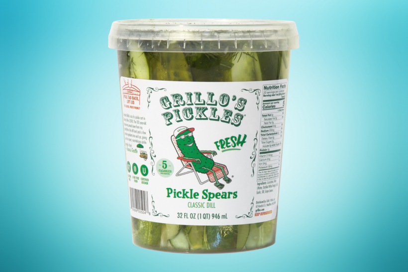 Grillo’s Pickles.
