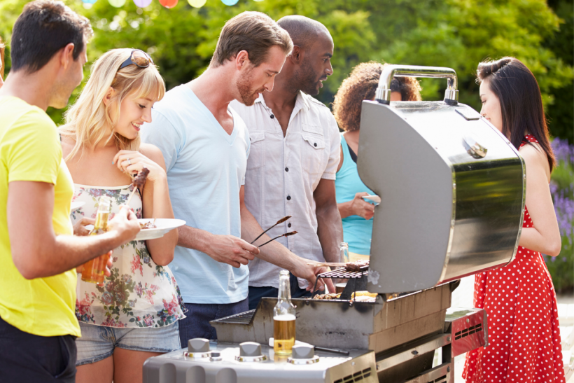 Memorial Day barbeque.