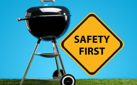 The key to a great cookout is safety first