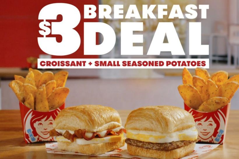 Wendy’s new $3 breakfast deal.