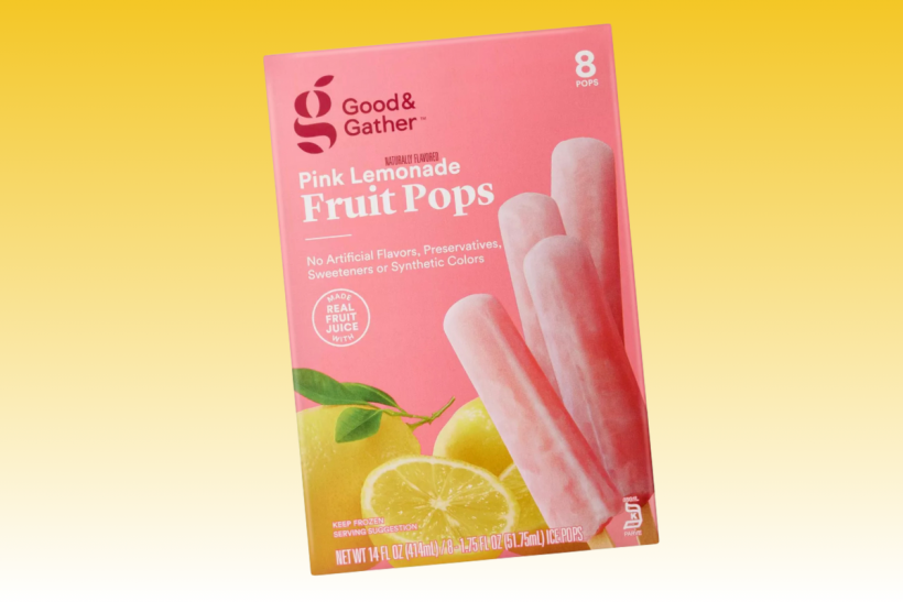 Good & Gather Pink Lemonade Fruit Pops