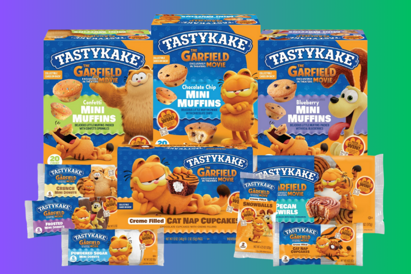 Tastykake Garfield Movie Cat Nap Cupcakes & Snacks.