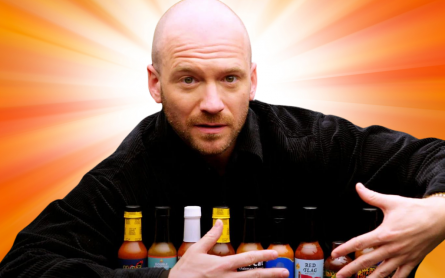 Hot Ones host Sean Evans