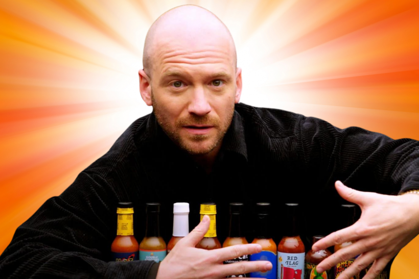 Hot Ones host Sean Evans.
