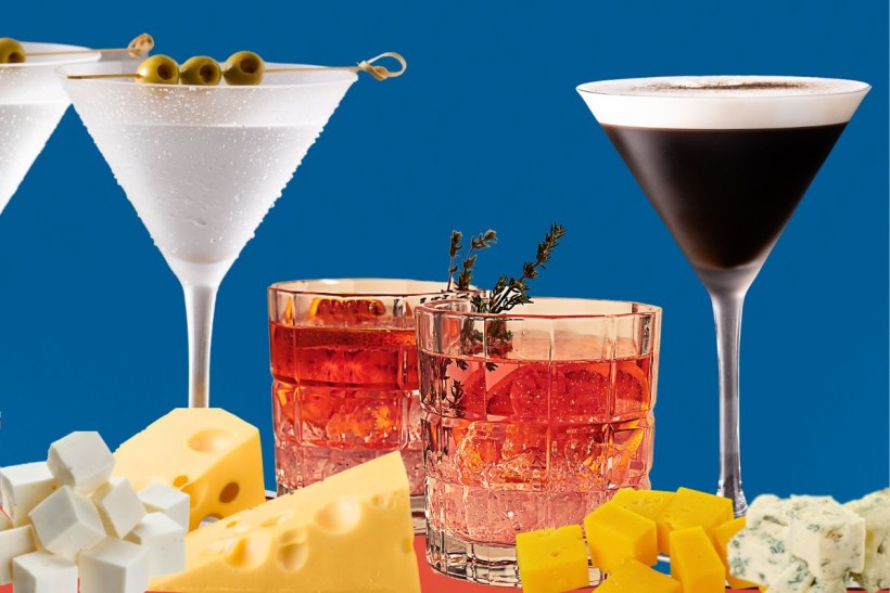 Cheese in cocktails is trending.
