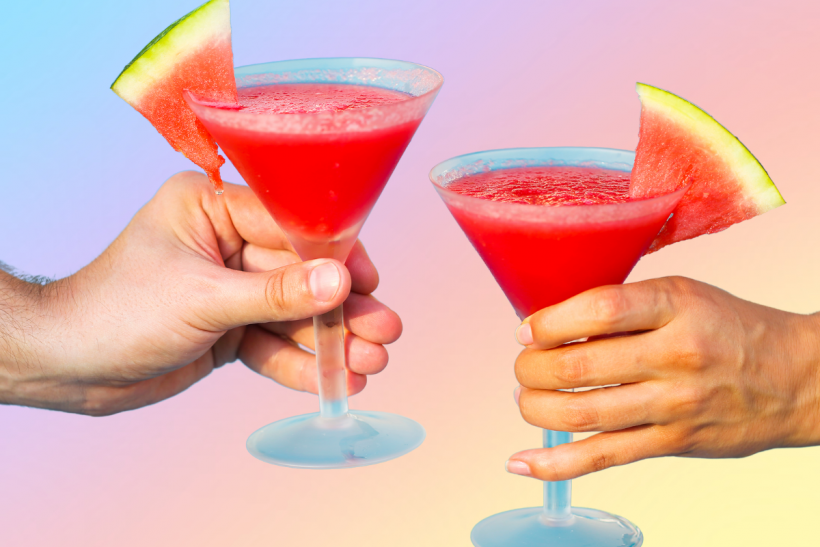 Watermelon mocktails are all the rage.