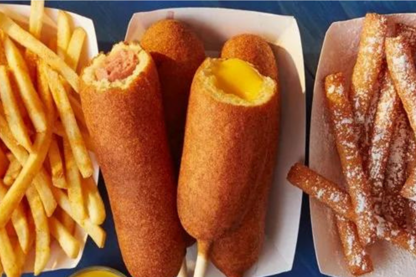 Hotdog In A Stick Cheese-Fest!