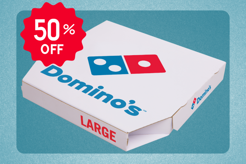 Domino's is offering 50% off all their pizzas, this week only!