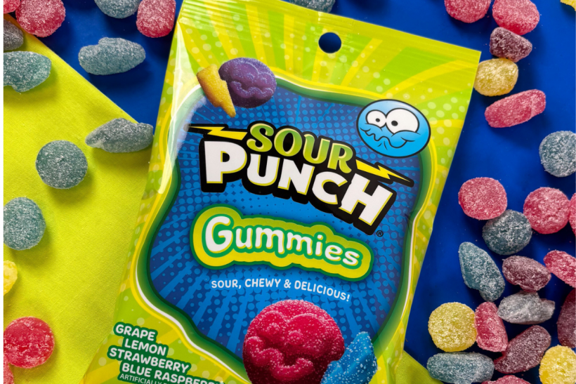 Sour Punch Assorted Gummies.