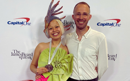 Abi Balingit, winner of the 2024 James Beard Emerging Voice Award in Books, and Jason Dessalet.