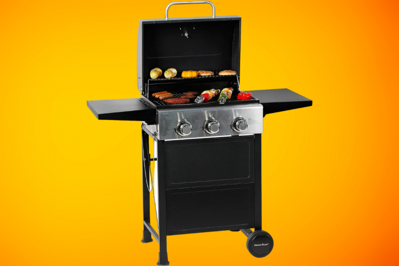 MASTER COOK 3 Burner BBQ Propane Gas Grill.