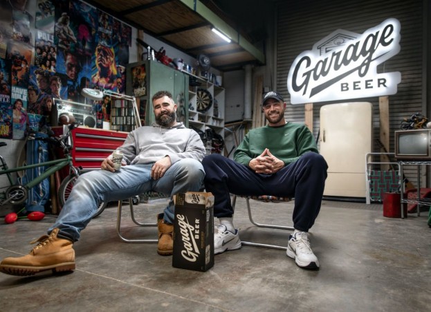 Jason Kelce and Travis Kelce team up as significant owners and operators of Garage Beer.