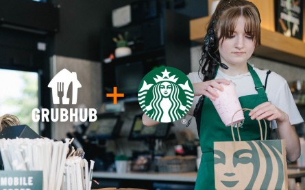 Starbucks orders will be available via Grubhub in select markets beginning in June, with national availability by August 2024