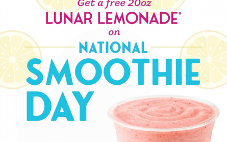 Get a free smoothie for National Smoothie Day!