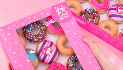 Krispy Kreme Celebrates Barbie's 65th Anniversary With Pink Donuts