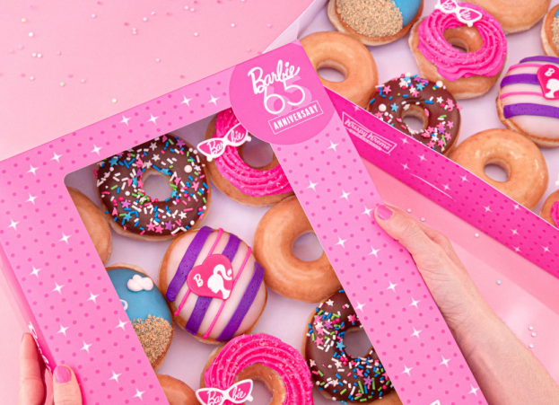 Krispy Kreme Celebrates Barbie's 65th Anniversary With Pink Donuts