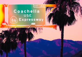 Coachella expressway sign