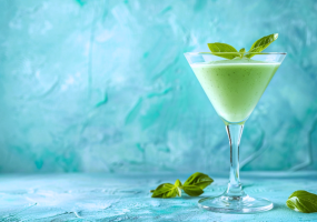 The classic Grasshopper Cocktail
