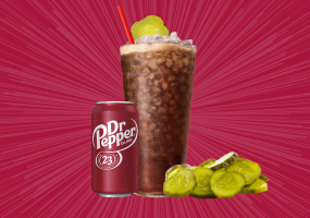 The Pickle Dr Pepper drink is commonly ordered at Sonic.