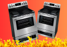A number of Frigidaire and Kenmore ranges have been recalled due to fire and burn risks.