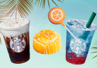 Starbucks new Summer menu is brimming with tropical flavors.