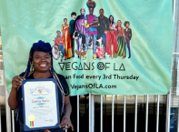 Gwenna Hunter has created the first vegan food bank in KA and one of just a few in the world. 