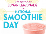 Get a free smoothie for National Smoothie Day!